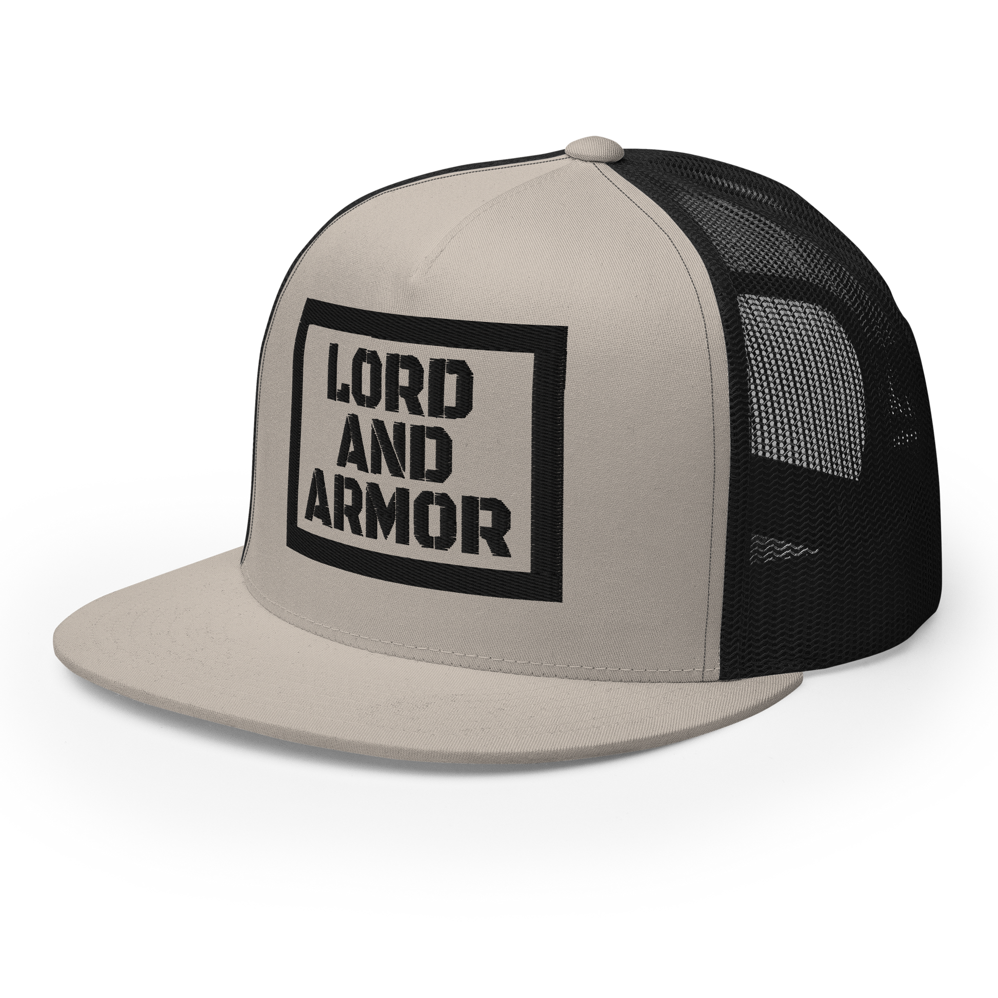Lord and Armor Beige Trucker Cap - Lord and Armor Apparel