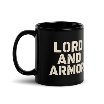 Lord and Armor Ephesians 6:11 Black Mug