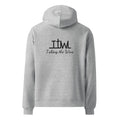 Taking the Wins Relax Hoodie in Heather Grey, back view
