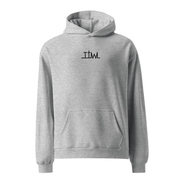 Taking the Wins Relax Hoodie in Heather Grey, front view