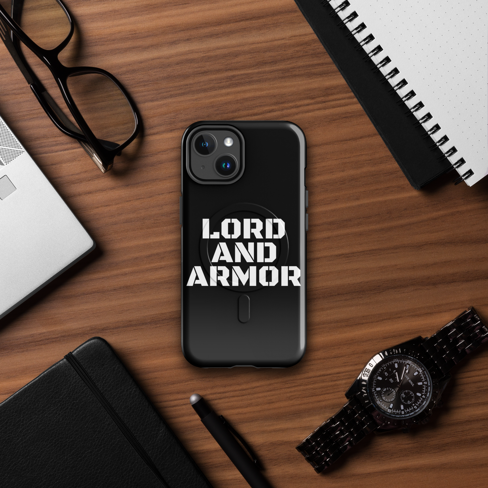 Lord and Armor Black MagSafe® Tough Case for iPhone® - Lord and Armor Apparel