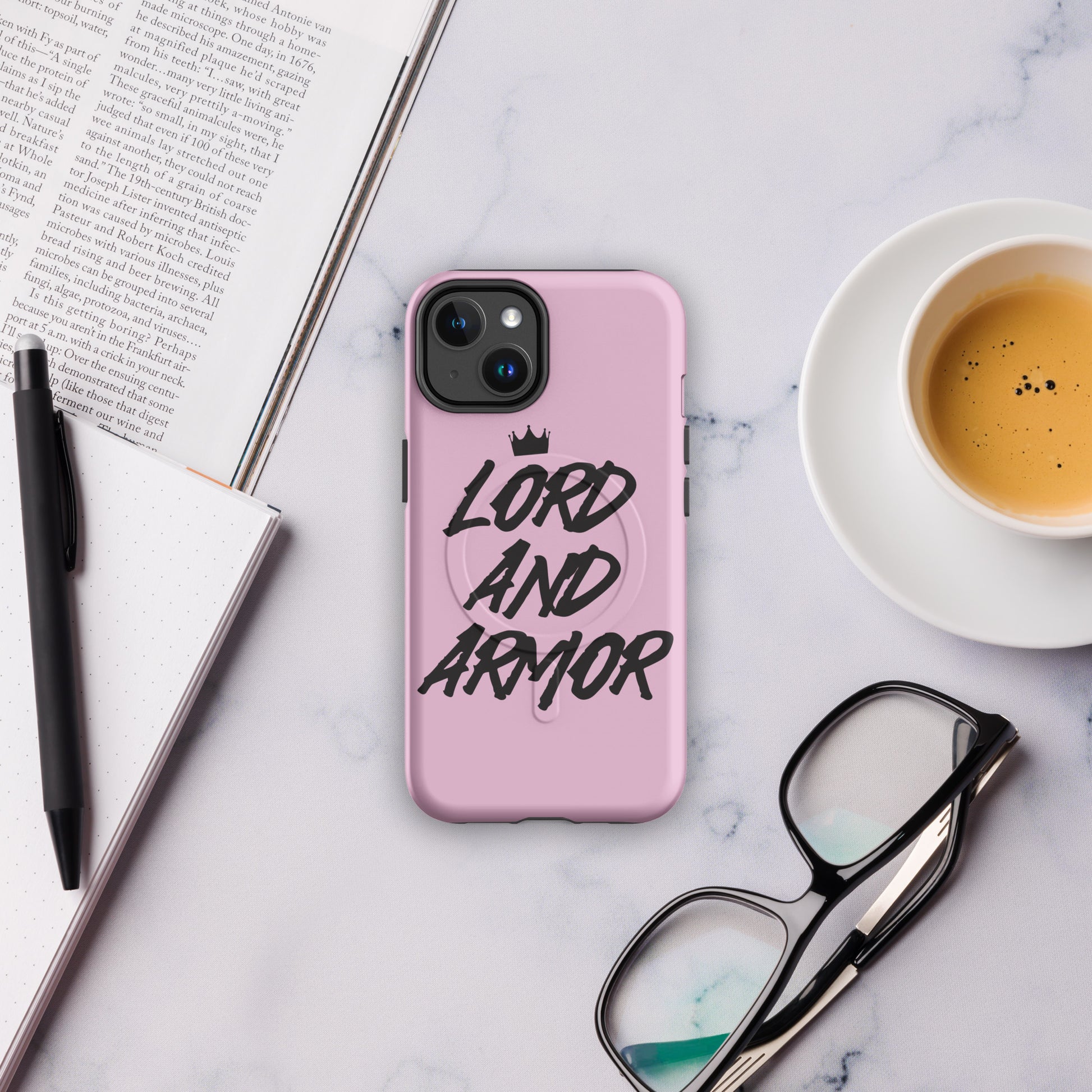 Lord and Armor Pink MagSafe® tough case for iPhone® - Lord and Armor Apparel